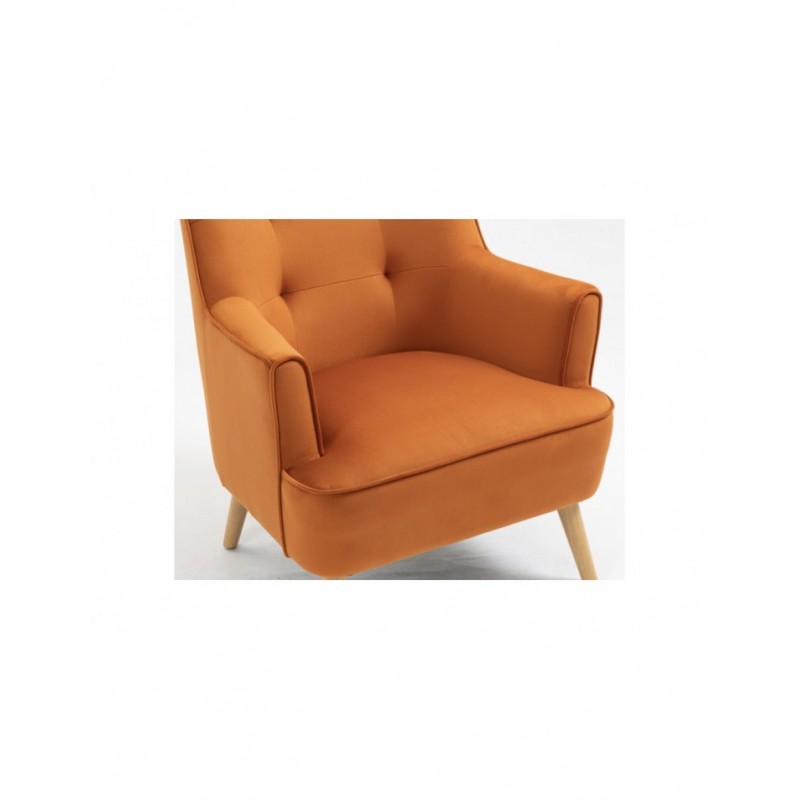 AM Tara Accent Chair Burnt Orange